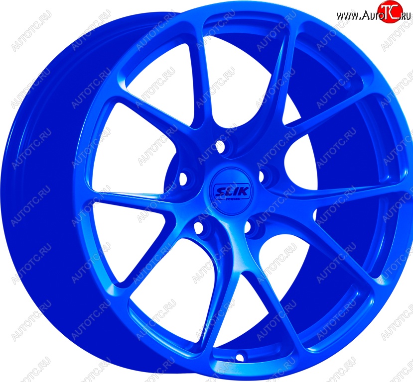 17 799 р. Кованый диск Slik TuningPro L-754 9.0x17   (Candy синий (Candy BLUE))  с доставкой в г. Кемерово