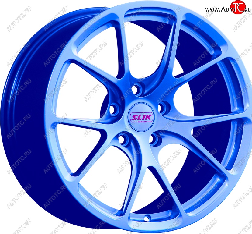 17 890 р. Кованый диск Slik TuningPro L-754 9.0x17   (Синий (BLUE))  с доставкой в г. Кемерово