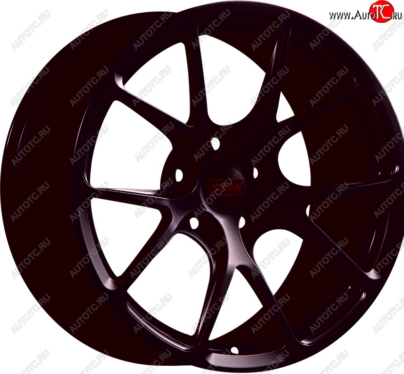 17 890 р. Кованый диск Slik TuningPro L-754 9.0x17   (Черный глянцевый (BK))  с доставкой в г. Кемерово