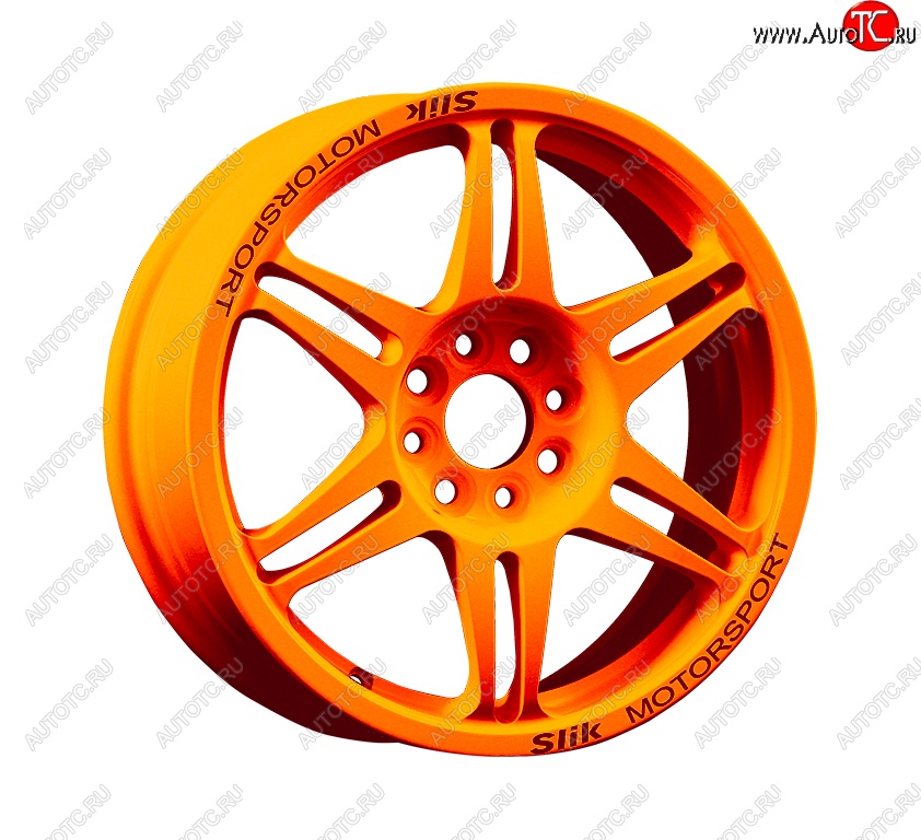 7 540 р. Кованый диск Slik Classic Sport L-152S 6.5x15   (Ярко оранжевый (ORANGE))  с доставкой в г. Кемерово