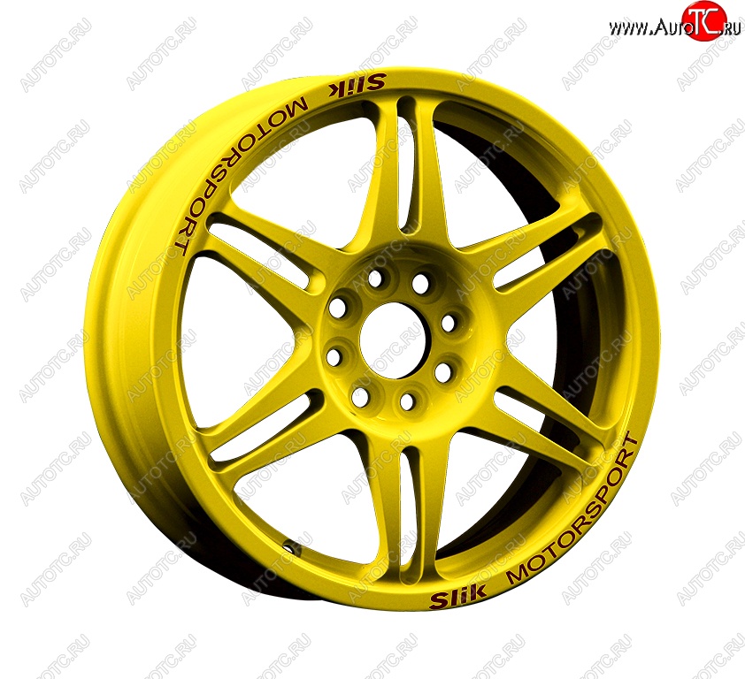 7 499 р. Кованый диск Slik Classic Sport L-152S 6.5x15 Toyota Yaris XP90 дорестайлинг, хэтчбэк 5 дв. (2005-2008) 4x100.0xDIA54.1xET45.0 (Candy ярко-желтый (Candy YELLOW))