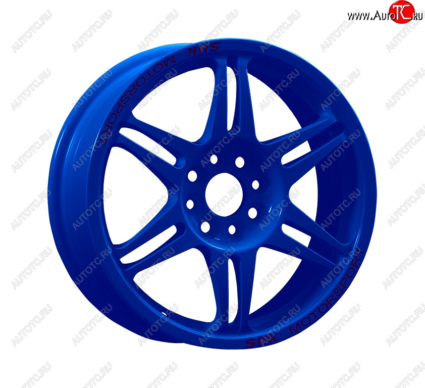 7 540 р. Кованый диск Slik Classic Sport L-152S 6.5x15   (Candy синий (Candy BLUE))  с доставкой в г. Кемерово