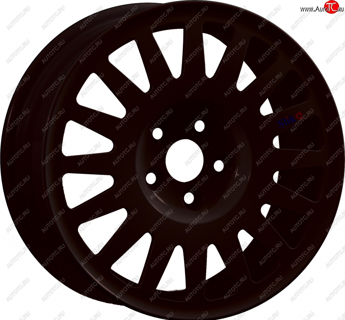 7 460 р. Кованый диск Slik Classic Sport L-1823S 5.5x15   (Черный матовый (MB))  с доставкой в г. Кемерово