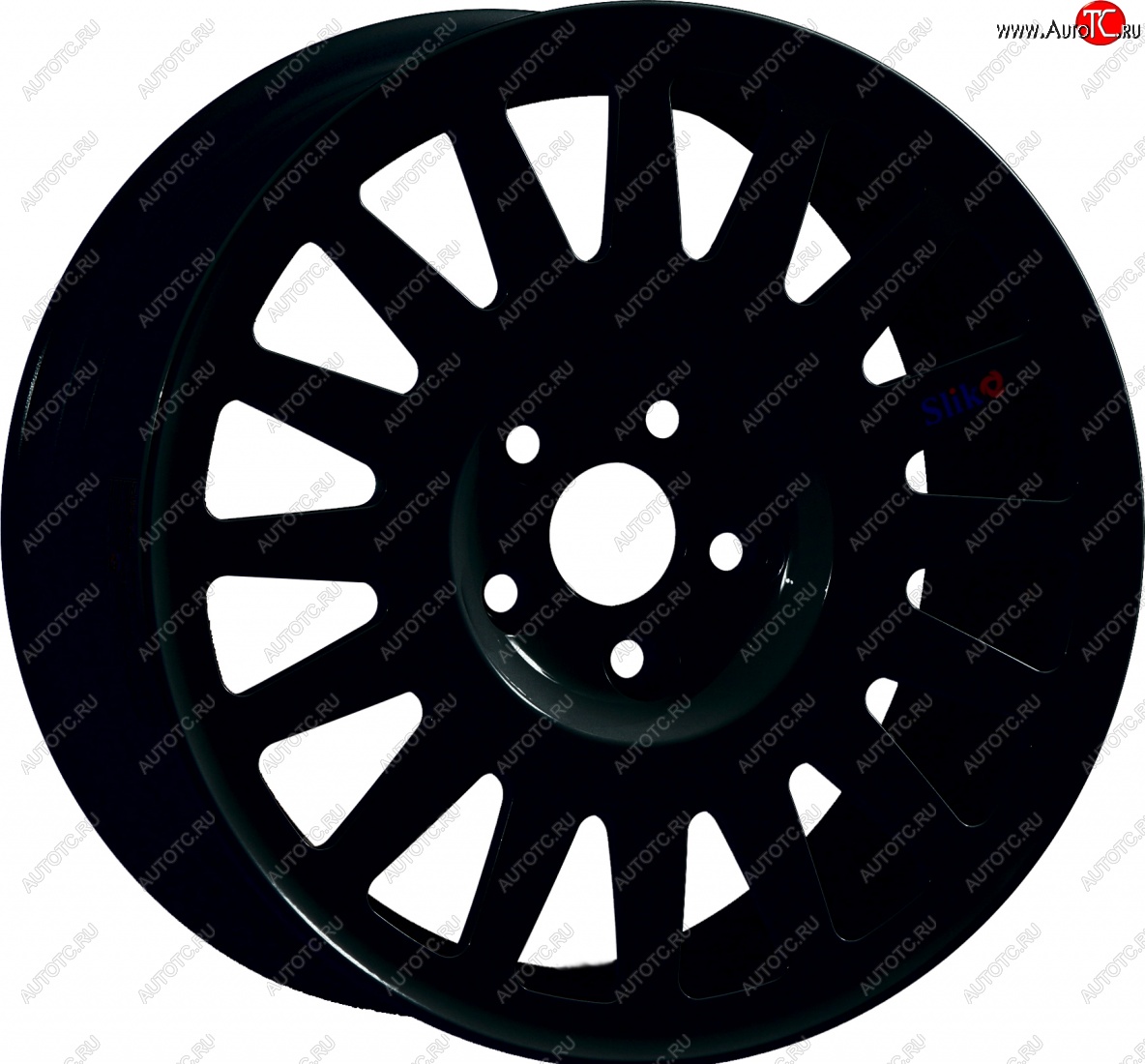 7 460 р. Кованый диск Slik Classic Sport L-1823S 5.5x15   (Черный глянцевый (BK))  с доставкой в г. Кемерово