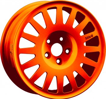 15 599 р. Кованый диск Slik Classic Sport L-1823S 6.5x15   (Ярко оранжевый (ORANGE))  с доставкой в г. Кемерово. Увеличить фотографию 1