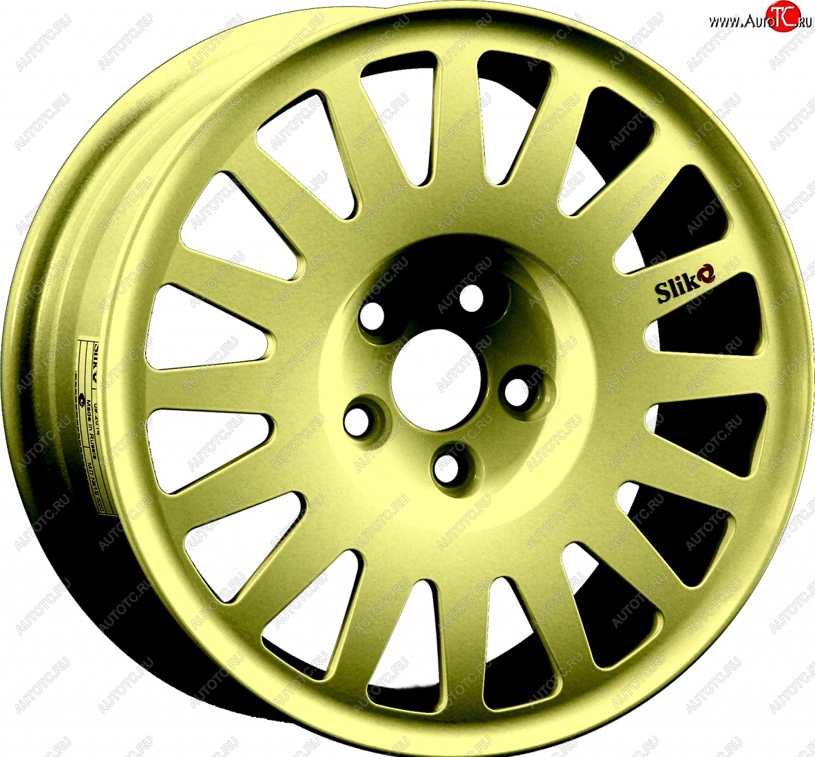 15 599 р. Кованый диск Slik Classic Sport L-1823S 6.5x15   (Золотой (G))  с доставкой в г. Кемерово
