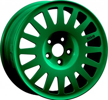 15 599 р. Кованый диск Slik Classic Sport L-1823S 6.5x15   (Candy изумрудно-зеленый (Candy Green))  с доставкой в г. Кемерово. Увеличить фотографию 1