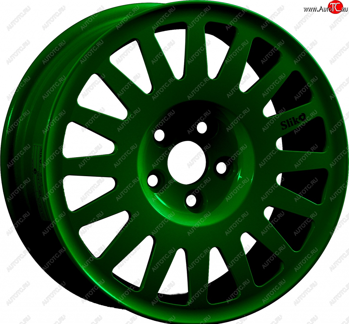 15 599 р. Кованый диск Slik Classic Sport L-1823S 6.5x15   (Зеленый (GREEEN))  с доставкой в г. Кемерово