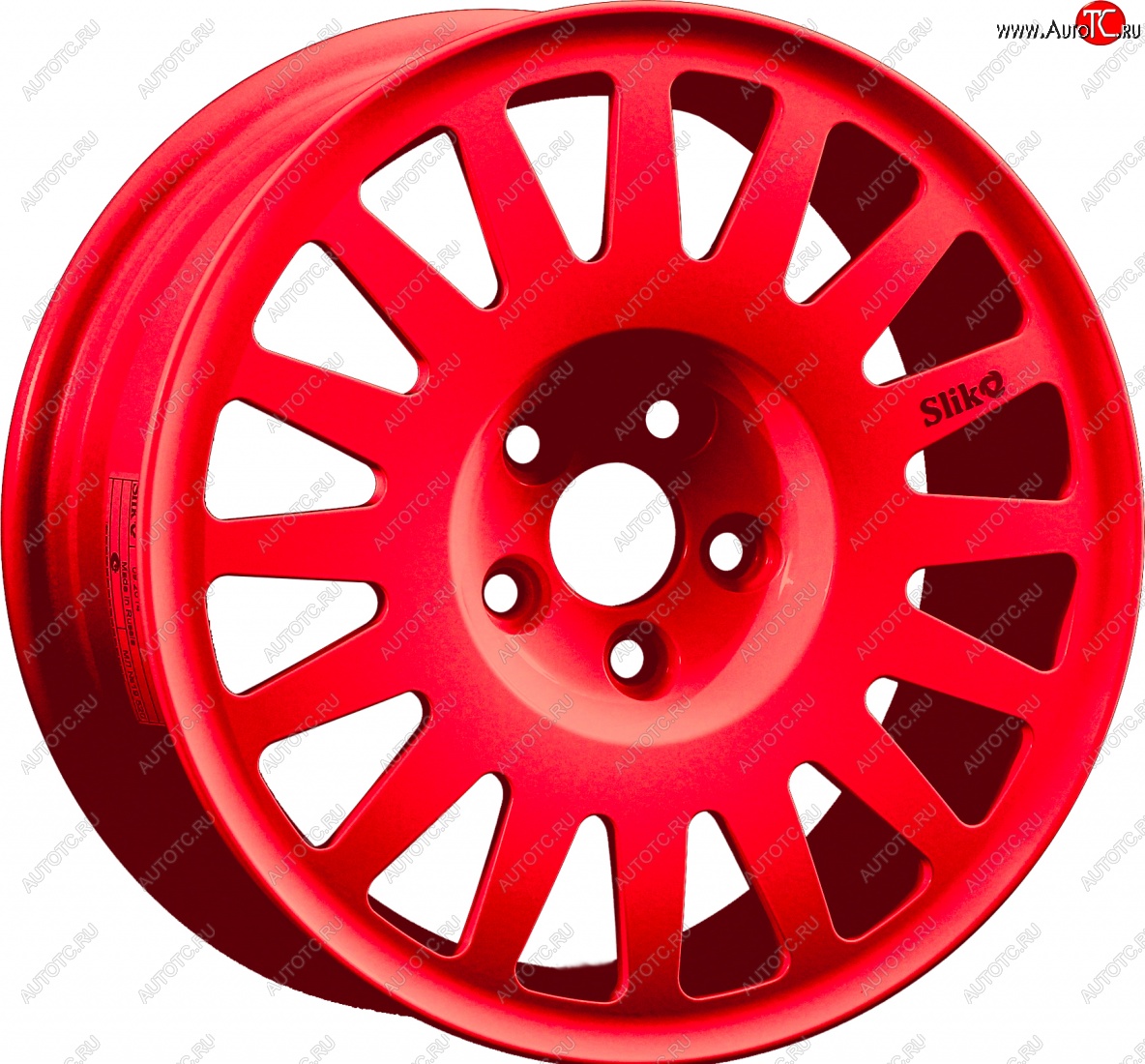 15 599 р. Кованый диск Slik Classic Sport L-1823S 6.5x15   (RAL 3026 ярко алый (3026))  с доставкой в г. Кемерово