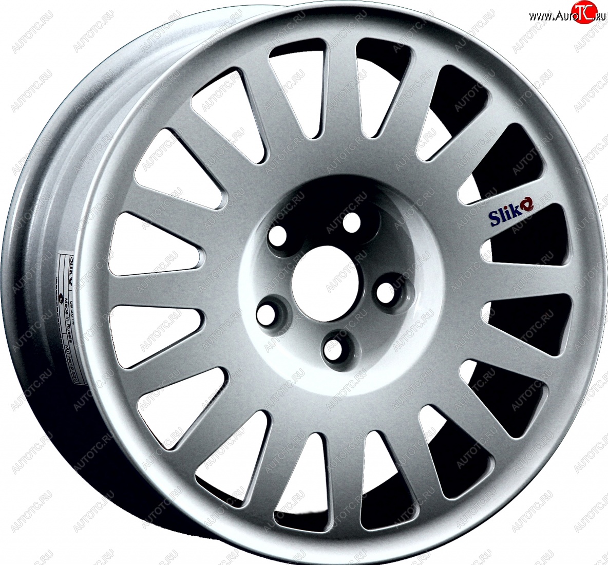 14 199 р. Кованый диск Slik Classic Sport L-1823S 6.5x15 Volvo V40 универсал дорестайлинг (1995-2000) 4x114.3xDIA67.1xET43.0 (Серебристый светлый (S16))