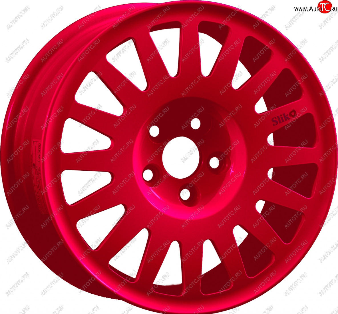 15 599 р. Кованый диск Slik Classic Sport L-1823S 6.5x15   (Candy рубиновый (Candy RUBIN))  с доставкой в г. Кемерово