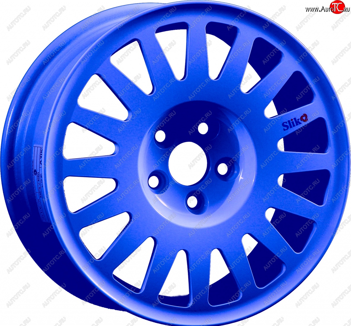 15 599 р. Кованый диск Slik Classic Sport L-1823S 6.5x15   (Синий (BLUE))  с доставкой в г. Кемерово
