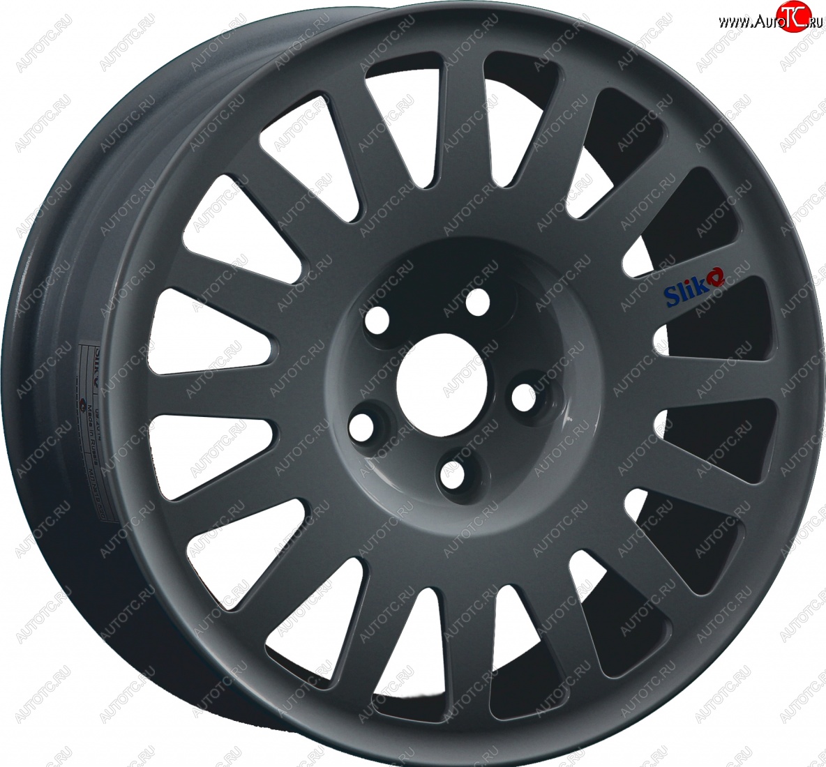 15 599 р. Кованый диск Slik Classic Sport L-1823S 6.5x15   (Графит матовый (GRF2))  с доставкой в г. Кемерово
