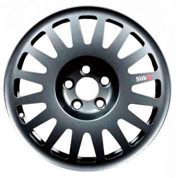 15 599 р. Кованый диск Slik Classic Sport L-1823S 6.5x15   (Темный хром (DC))  с доставкой в г. Кемерово. Увеличить фотографию 1