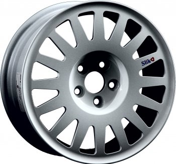 14 199 р. Кованый диск Slik Classic Sport L-1823S 6.5x15   (Серебристый темный (S25))  с доставкой в г. Кемерово. Увеличить фотографию 1