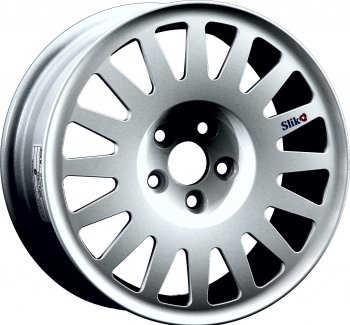 14 199 р. Кованый диск Slik Classic Sport L-1823S 6.5x15   (Ярко блестящее серебро (HPB))  с доставкой в г. Кемерово. Увеличить фотографию 1