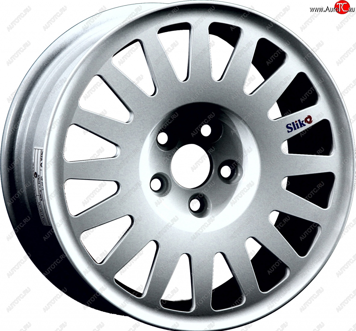 14 199 р. Кованый диск Slik Classic Sport L-1823S 6.5x15   (Ярко блестящее серебро (HPB))  с доставкой в г. Кемерово