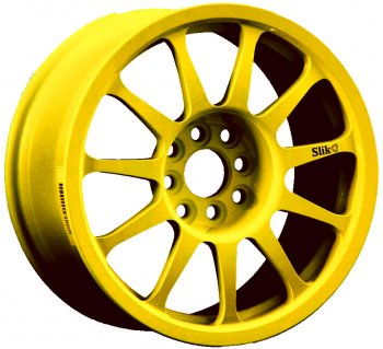 24 899 р. Кованый диск Slik Classic Sport L-1837S 7.0x15   (Candy ярко-желтый (Candy YELLOW))  с доставкой в г. Кемерово. Увеличить фотографию 1