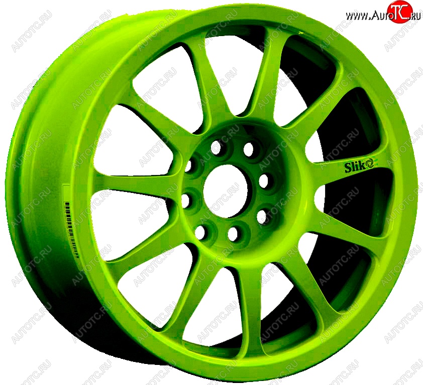 24 899 р. Кованый диск Slik Classic Sport L-1837S 7.0x15   (RAL 6038 ярко-зеленый (6038))  с доставкой в г. Кемерово