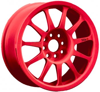 24 899 р. Кованый диск Slik Classic Sport L-1837S 7.0x15   (RAL 3026 ярко алый (3026))  с доставкой в г. Кемерово. Увеличить фотографию 1