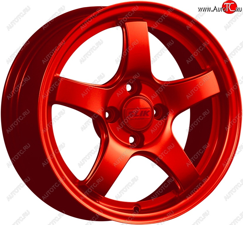 11 899 р. Кованый диск Slik Classic L-1843 6.5x15   (Candy алый)  с доставкой в г. Кемерово