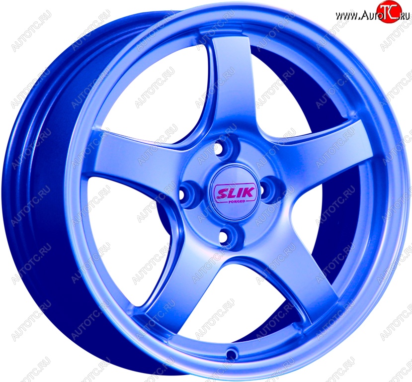 11 899 р. Кованый диск Slik Classic L-1843 6.5x15   (Синий (BLUE))  с доставкой в г. Кемерово