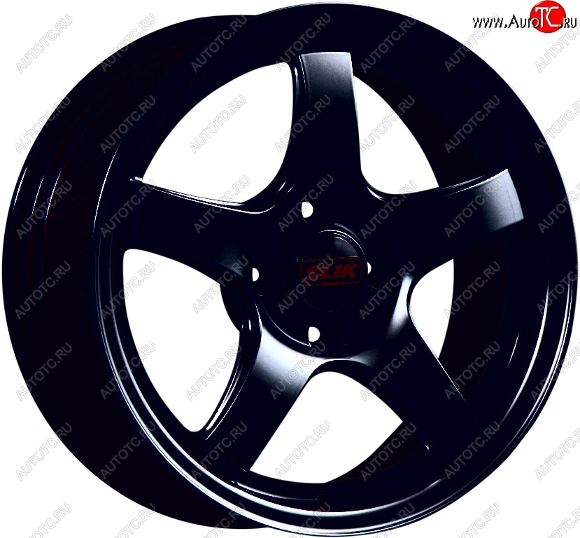 11 899 р. Кованый диск Slik Classic L-1843 6.5x15   (Черный глянцевый (BK))  с доставкой в г. Кемерово