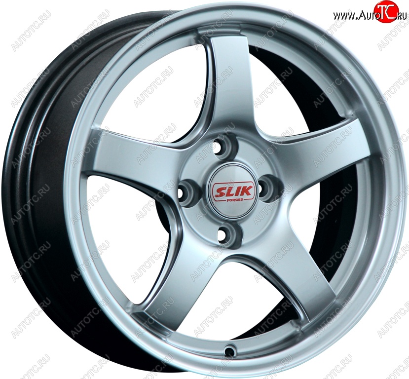 11 899 р. Кованый диск Slik Classic L-1843 6.5x15   (Серебристый темный (S25))  с доставкой в г. Кемерово