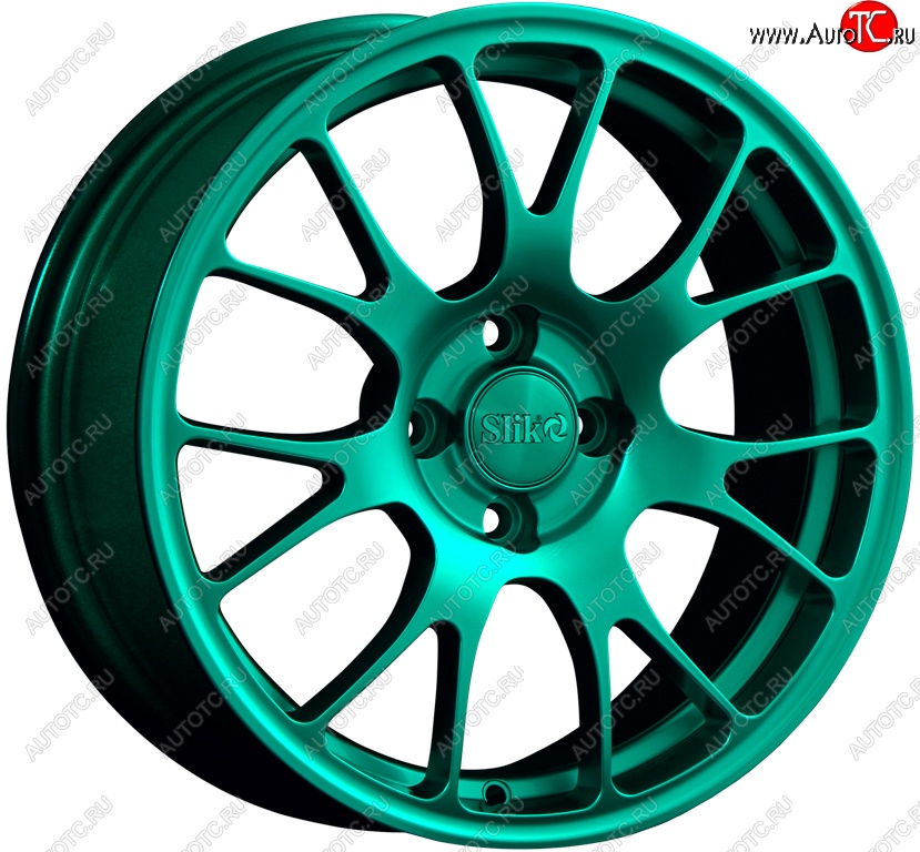 26 499 р. Кованый диск Slik Classic L-215 6.5x16   (Candy изумрудно-зеленый (Candy Green))  с доставкой в г. Кемерово