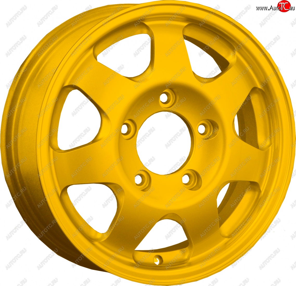 18 999 р. Кованый диск Slik Classic Sport L-25 5.5x16   (Ярко желтый RAL1021 (YELLOW))  с доставкой в г. Кемерово