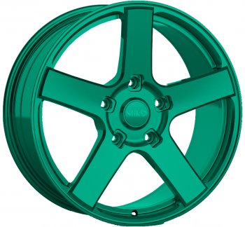 60 999 р. Кованый диск Slik PREMIUM L-607 10.0x20   (Candy изумрудно-зеленый (Candy Green))  с доставкой в г. Кемерово. Увеличить фотографию 1