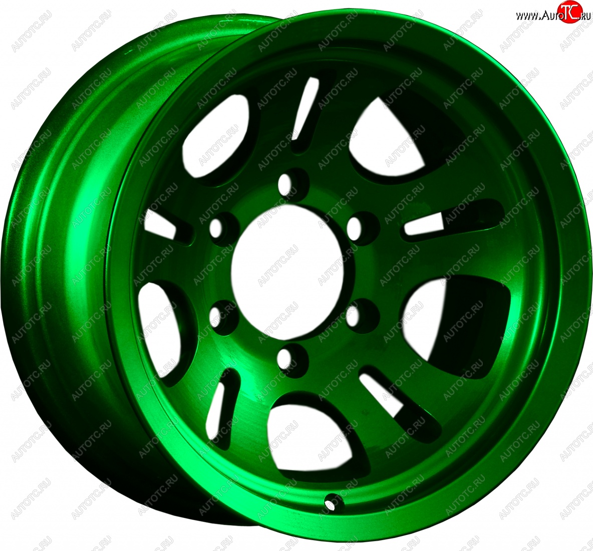 22 399 р. Кованый диск Slik Classic L-64 8.0x15   (Зеленый (GREEEN))  с доставкой в г. Кемерово