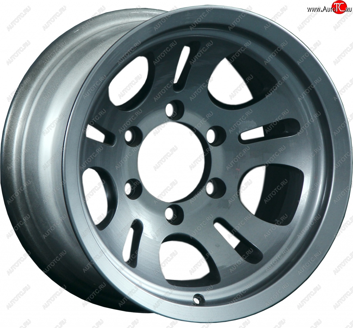 22 399 р. Кованый диск Slik Classic L-64 8.0x15   (Графит глянцевый (GM))  с доставкой в г. Кемерово