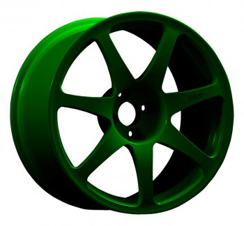 36 799 р. Кованый диск Slik Classic Sport L-751S 9.0x17   (Зеленый (GREEEN))  с доставкой в г. Кемерово. Увеличить фотографию 1