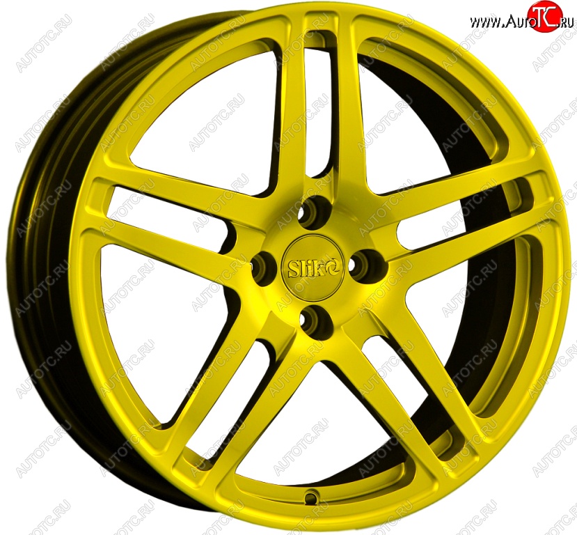 20 399 р. Кованый диск Slik Classic L-778 7.5x17 Dodge Nitro (2007-2011) 5x114.3xDIA72.6xET40.7 (Candy желтый (Candy Yellow))