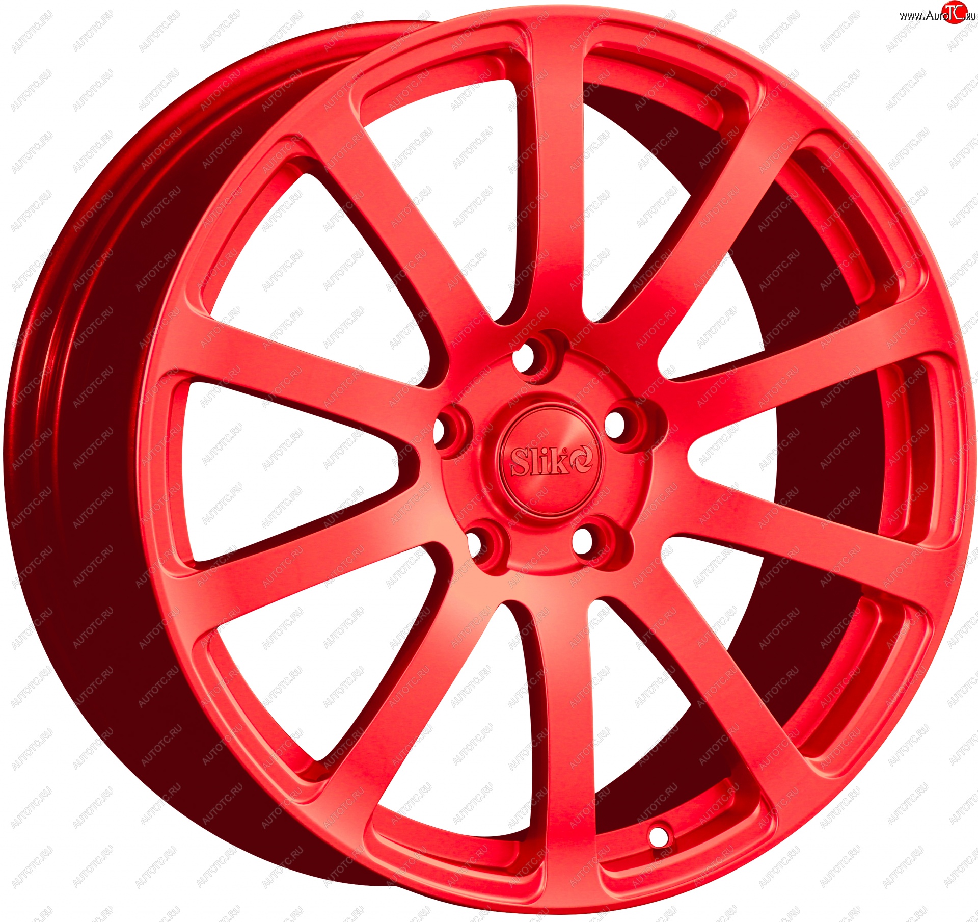 22 299 р. Кованый диск Slik PREMIUM L-812 8.0x18   (RAL 3026 ярко алый (3026))  с доставкой в г. Кемерово