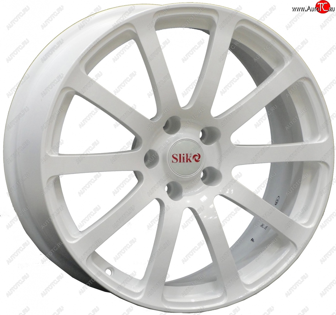 22 299 р. Кованый диск Slik PREMIUM L-812 8.0x18   (Белый (W))  с доставкой в г. Кемерово