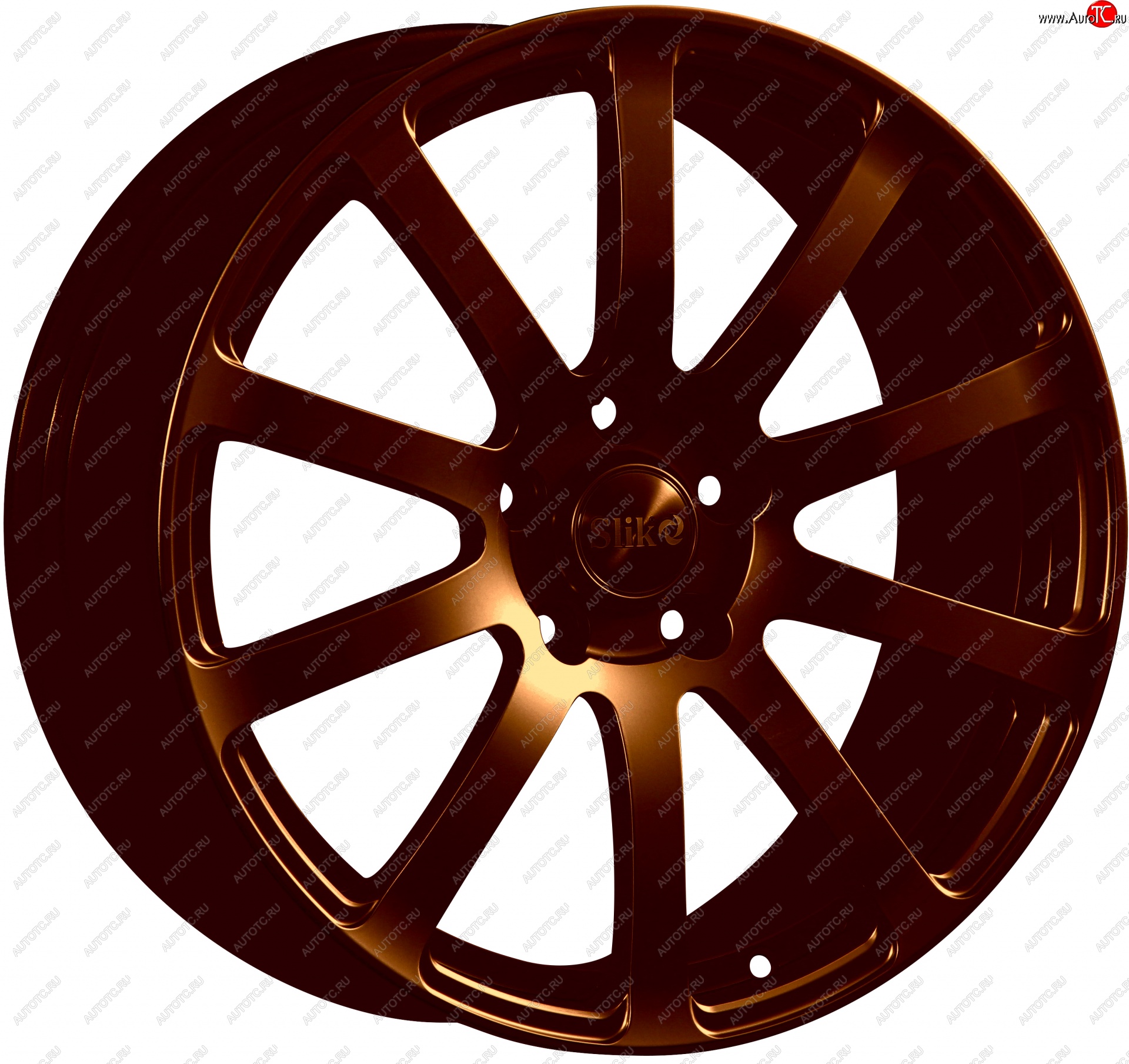 22 299 р. Кованый диск Slik PREMIUM L-812 8.0x18   (Коньячная бронза матовый (MBRZCGN))  с доставкой в г. Кемерово