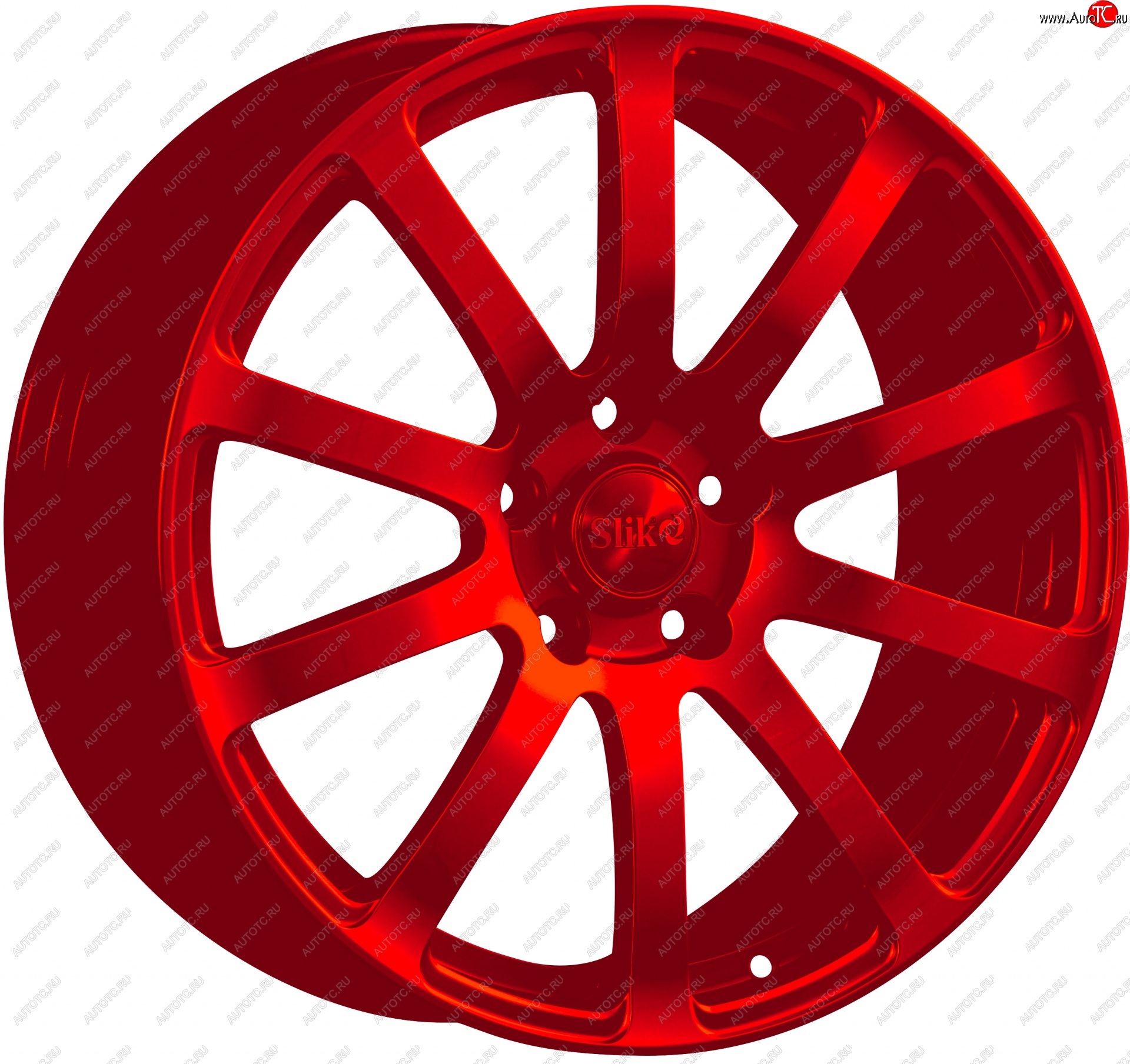 22 299 р. Кованый диск Slik PREMIUM L-812 8.5x18   (Candy алый)  с доставкой в г. Кемерово