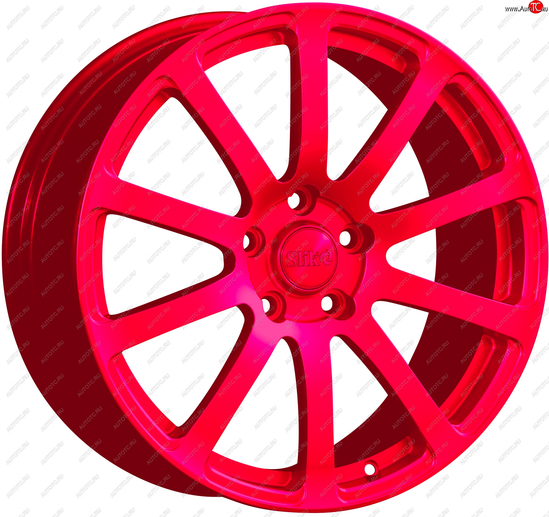 22 299 р. Кованый диск Slik PREMIUM L-812 8.5x18   (Candy рубиновый (Candy RUBIN))  с доставкой в г. Кемерово