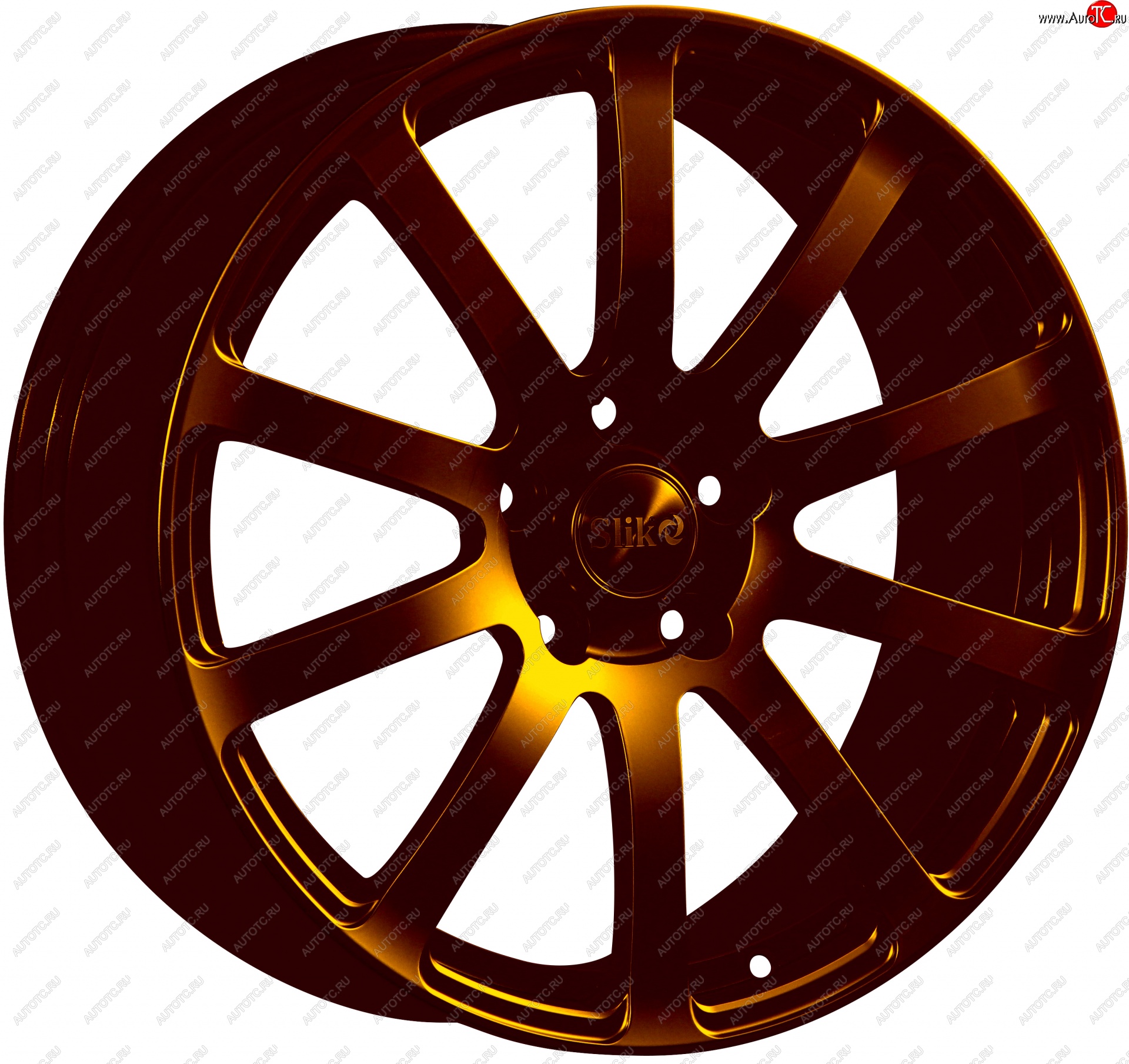 22 299 р. Кованый диск Slik PREMIUM L-812 8.5x18   (Коньячная бронза глянец (BRZCGN))  с доставкой в г. Кемерово