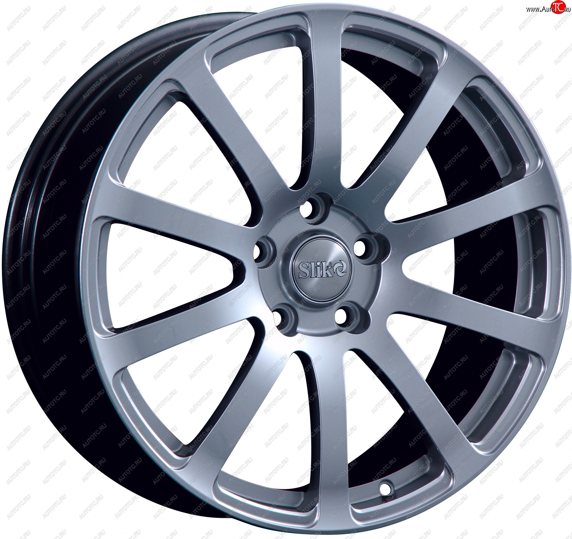22 299 р. Кованый диск Slik PREMIUM L-812 8.5x18   (Графит глянцевый (GM))  с доставкой в г. Кемерово