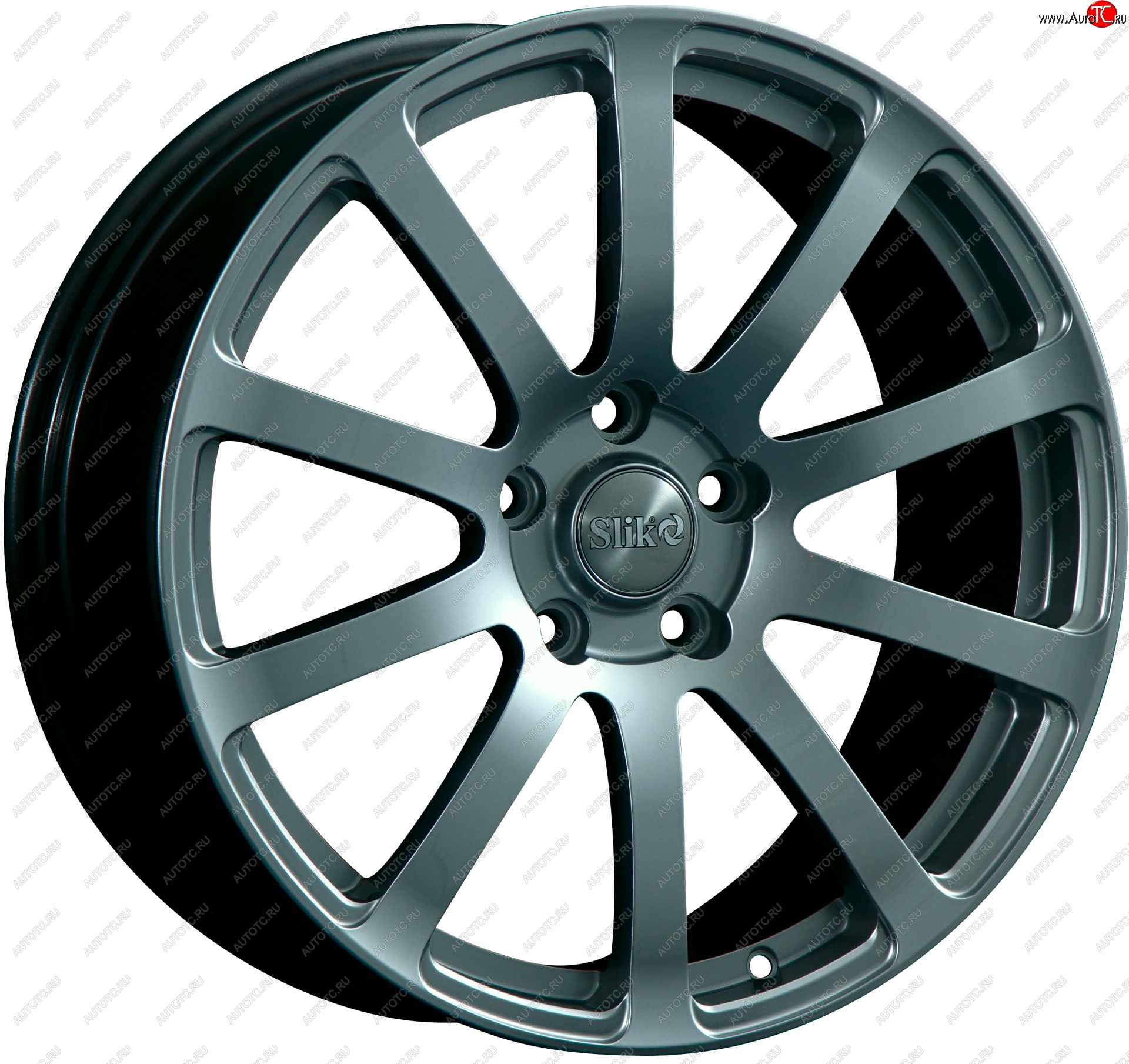 22 299 р. Кованый диск Slik PREMIUM L-812 8.5x18   (Матовый серый титан (TITAN))  с доставкой в г. Кемерово