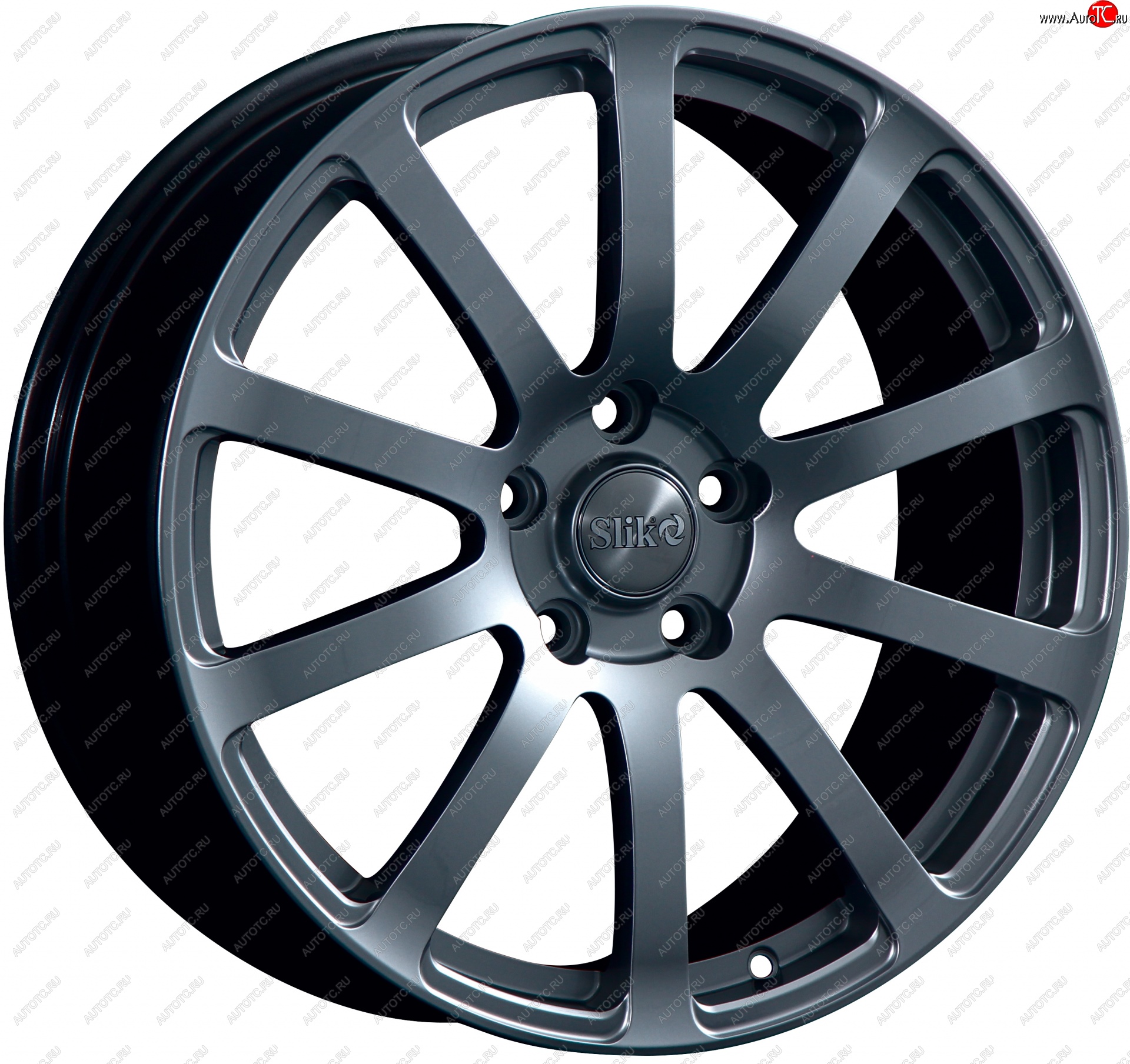 22 299 р. Кованый диск Slik PREMIUM L-812 8.5x18   (Темный хром (DC))  с доставкой в г. Кемерово