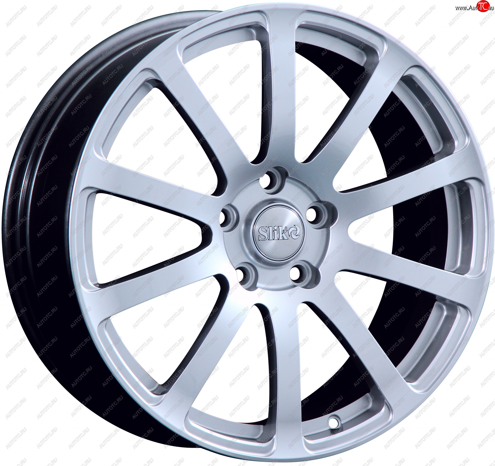 22 299 р. Кованый диск Slik PREMIUM L-812 8.5x18   (Серебристый светлый (S16))  с доставкой в г. Кемерово