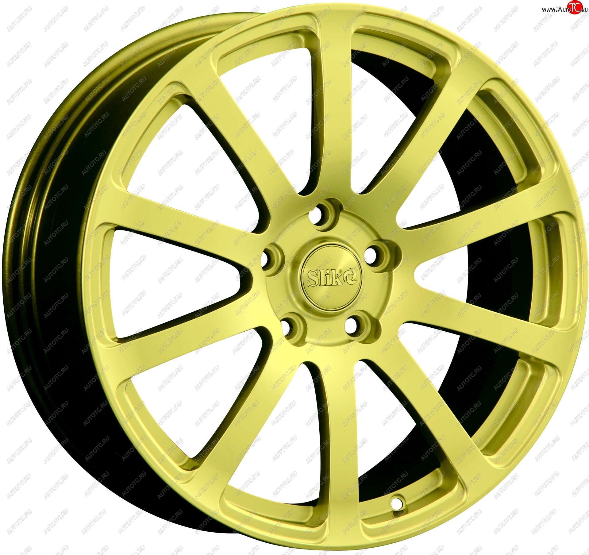 22 299 р. Кованый диск Slik PREMIUM L-812 8.5x18   (Золотой (G))  с доставкой в г. Кемерово