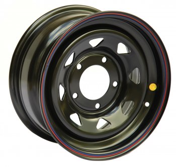 Штампованый диск OFF-ROAD Wheels (стальной усиленный, треугольник - черный). 7.0 x 15 