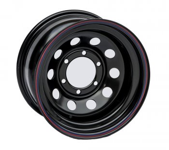 Штампованый диск OFF-ROAD Wheels (стальной усиленный, круг - черный). 7.0 x 15 