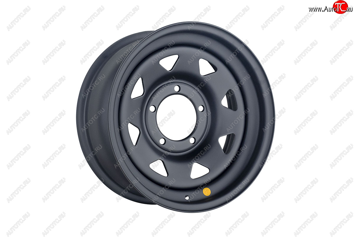 6 449 р. Штампованый диск OFF-ROAD Wheels (стальной усиленный, треугольник мелкий - черный матовый). 7.0 x 16    с доставкой в г. Кемерово