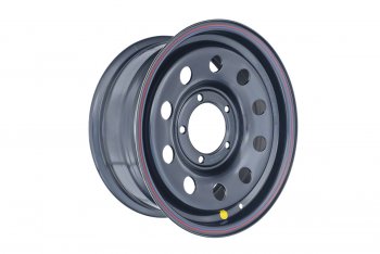 Штампованый диск OFF-ROAD Wheels (стальной усиленный, круг - черный). 7.0 x 16 